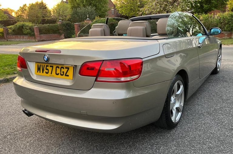 2007 (57) BMW 325i 3.0 SE PETROL CONVERTIBLE LONG MOT DRIVES GREAT JUST SERVICED