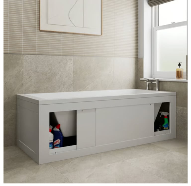 Storage Bath Panel 1700mm - Side MDF