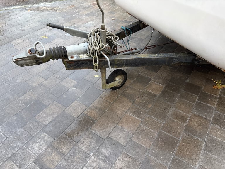 Twin axle fibreglass trailer