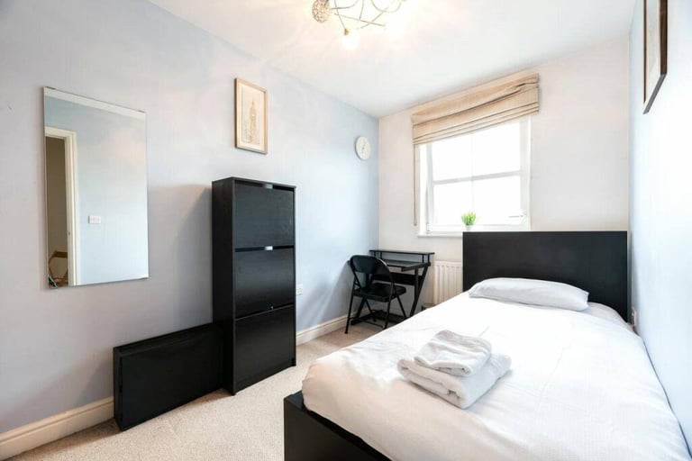 🖤Fully Furnished Single Room in Contemporary Flat🔑Whitechapel, E1!