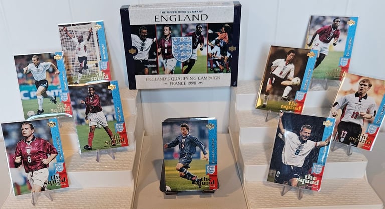 image for 1997 Upper Deck England Set – Beckham Rookie – Complete Boxed – £54.99