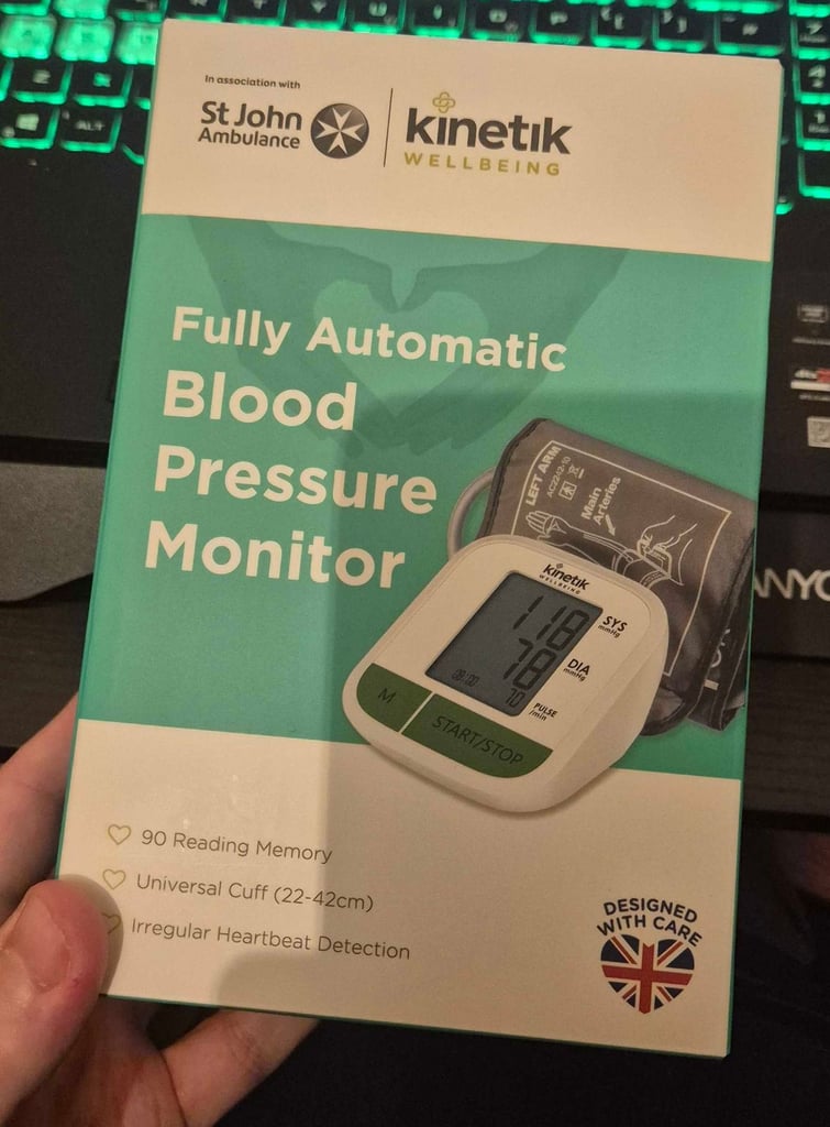 image for Kinetik Fully Automatic Blood Pressure Monitor