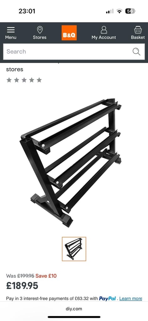 3 tier dumbbell rack 