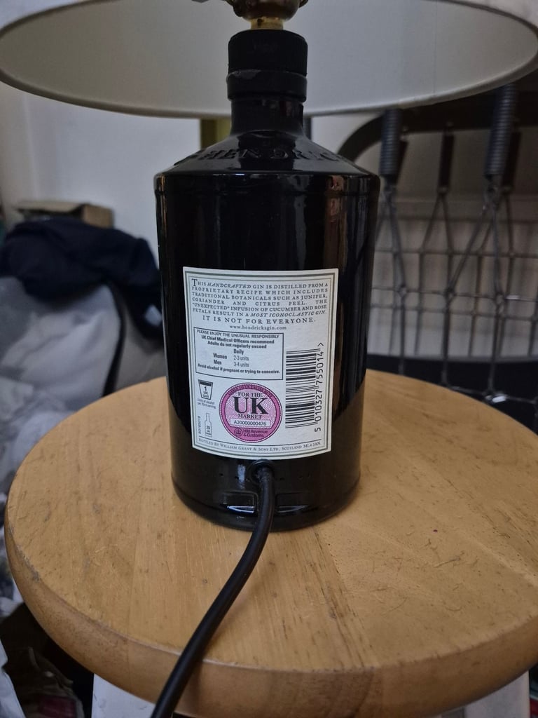 Hendricks Gin Table Lamp