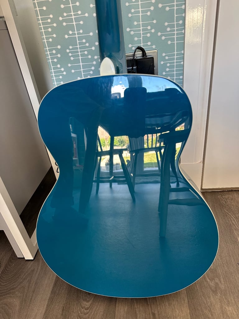 FRESHMAN St Andrew's Flag Acoustic Guitar - Like New