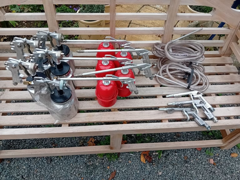 image for Joblot New Spray Guns, Pararfin Guns, Underseal Guns