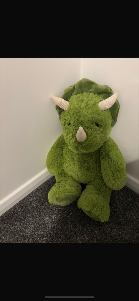 image for Asda triceratops Plush toy 