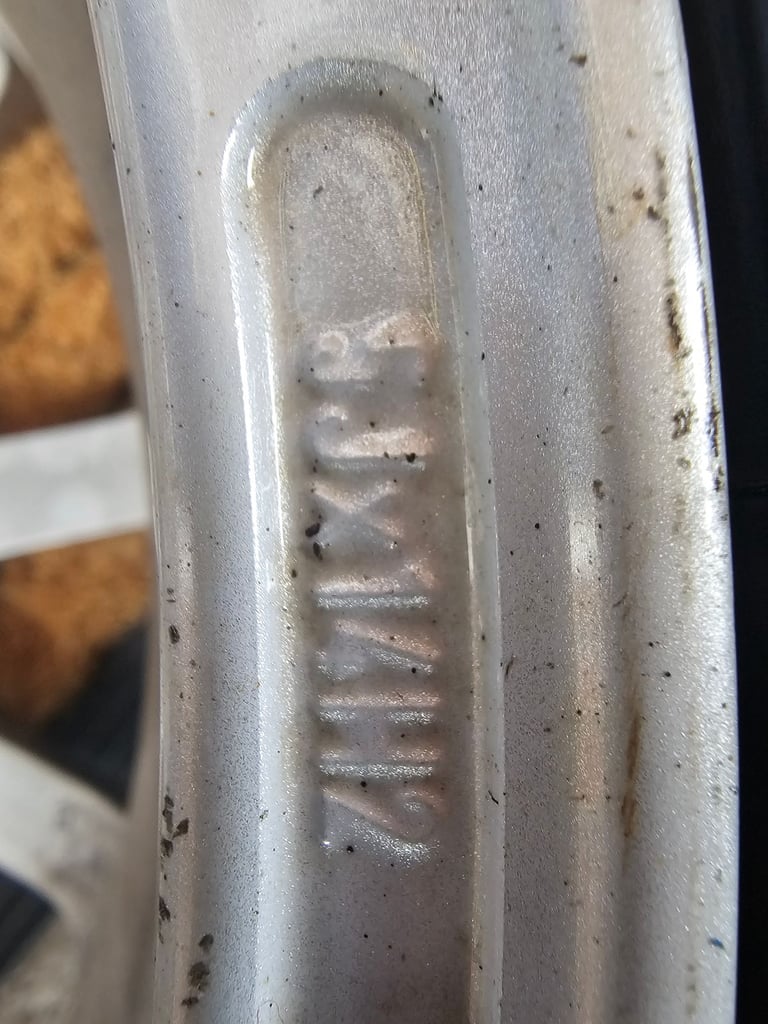 14 inch alloys (5Jx14H2) vw polo 