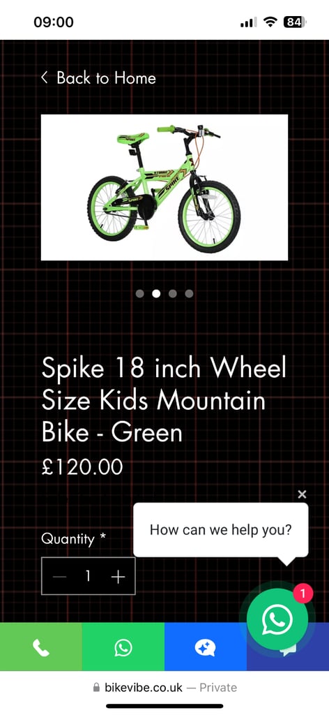 image for Children’s 18 inch bike 