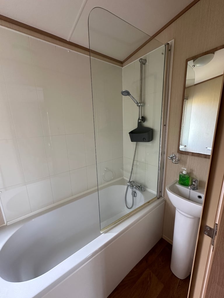 ABI Sunningdale 2014 two bed static caravan for sale sited on Haven Perran Sands