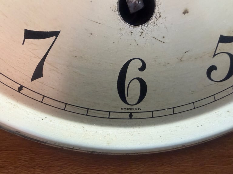 German working Westminster clock