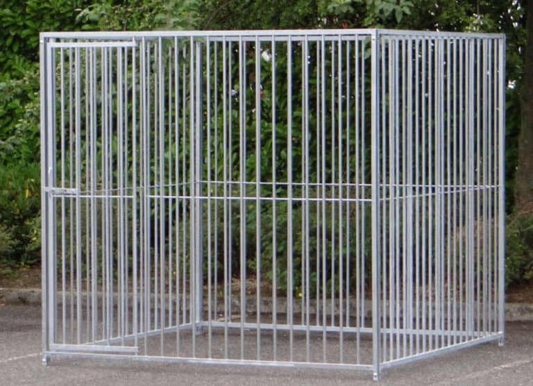 METAL GALVANISED DOG RUN