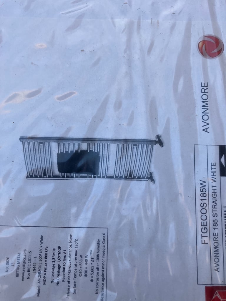 image for White towel rail 