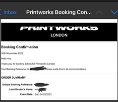 Worried About Henry printworks tickets x7 04/03/23 March 4th 2023