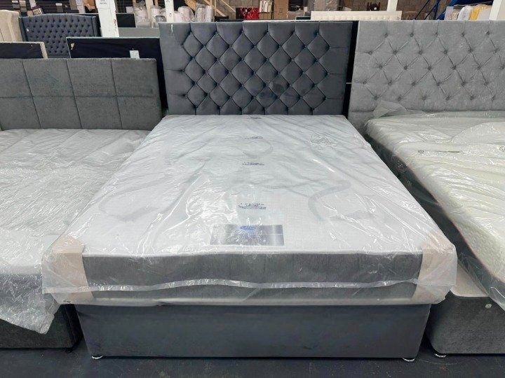 image for Double Bed Set – Mattress + Base – Delivery Within Hours