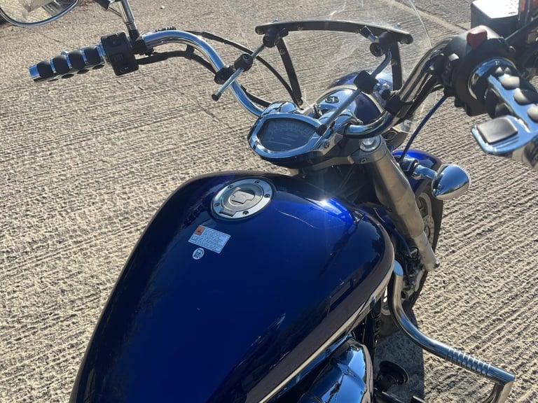 2013 13 YAMAHA XVS 1300 MIDNIGHT STAR CUSTOM CRUISER TOURER XVS1300 - 12k MILES