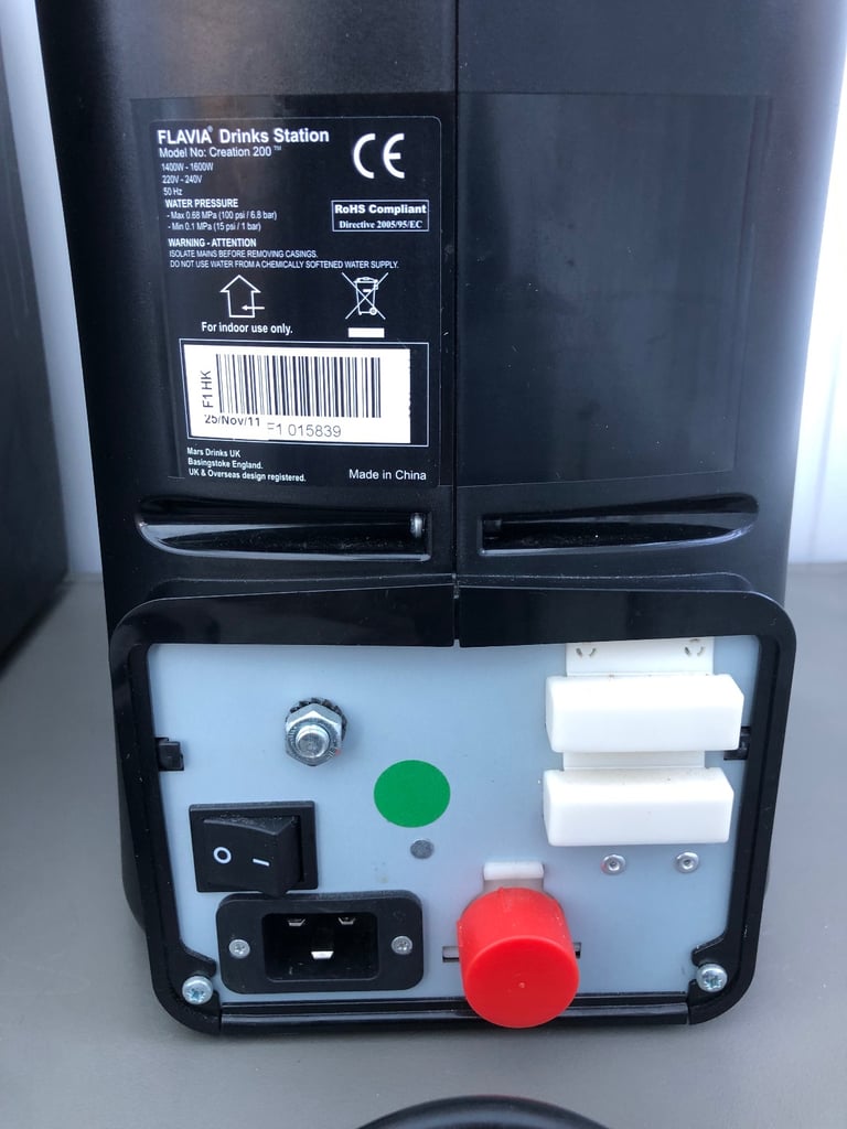 Flavia coffee machine. Drinks machine. 