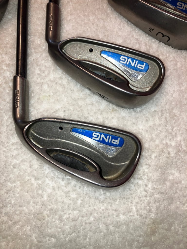 Ping G2 Iron Set Black Dot 3h4h5h 6-7-8 Iron Reg TFC100 Graphite Shaft RH 