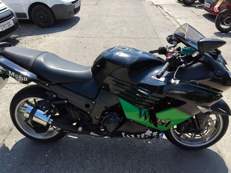 2008 08 KAWASAKI ZX 1400 D8F ABS ZZR1400 BLACK 26k MILES HYPER SPORTS TOURER