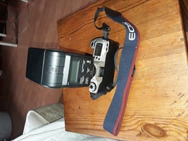 second hand camera with flash light
