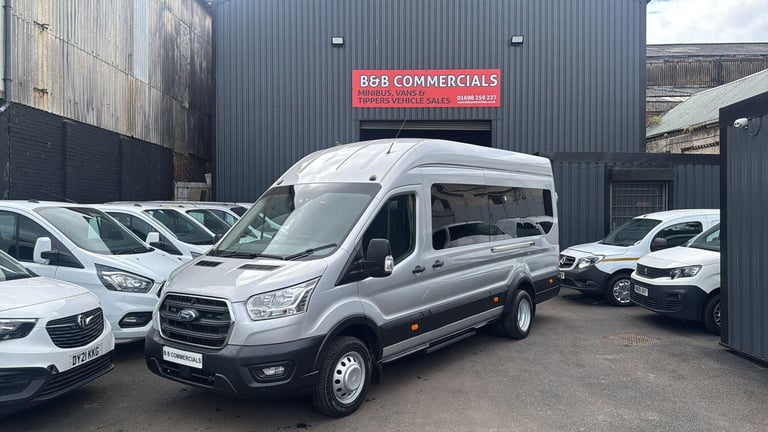 image for 2019 Ford Transit 2.0 460 EcoBlue Trend RWD L4 H3 Euro 6 (s/s) 5dr (17 Seat, DRW) MINIBUS Diesel ...