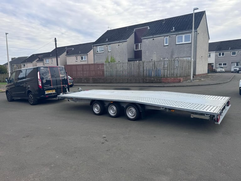 image for BRAND NEW 19,6FT x 6,8FT ( 6Mx2,1M) NIEWIADOW JUPITER TRI/ TRIPLE AXLE CAR TRANSPORTER 3500KG