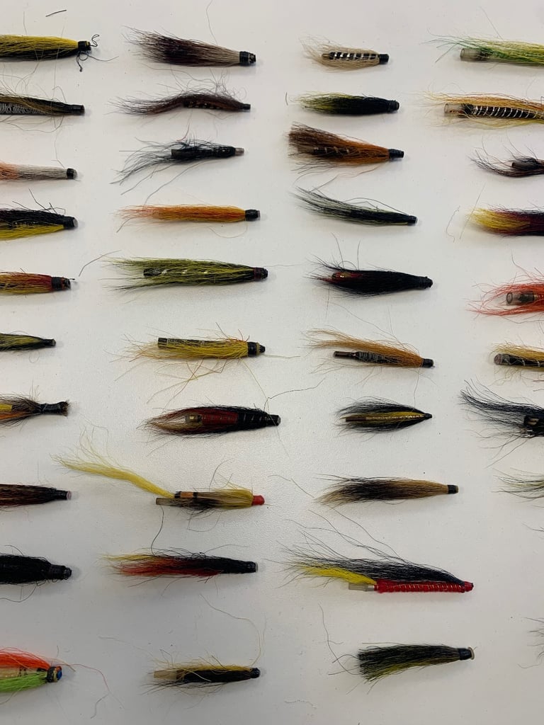New salmon fly fishing tube flies £1 each 