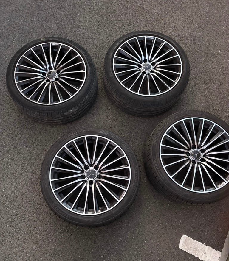19 inch alloy wheels with tyres
