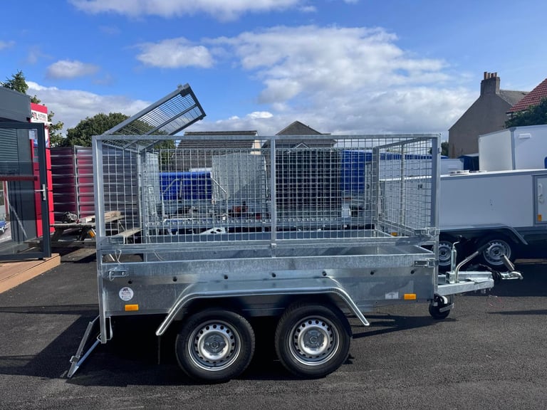 image for BRAND NEW 8,2ft x 4,3ft (BC752) TWIN AXLE MASTER TRAILER WITH 80CM MESH 1300KG