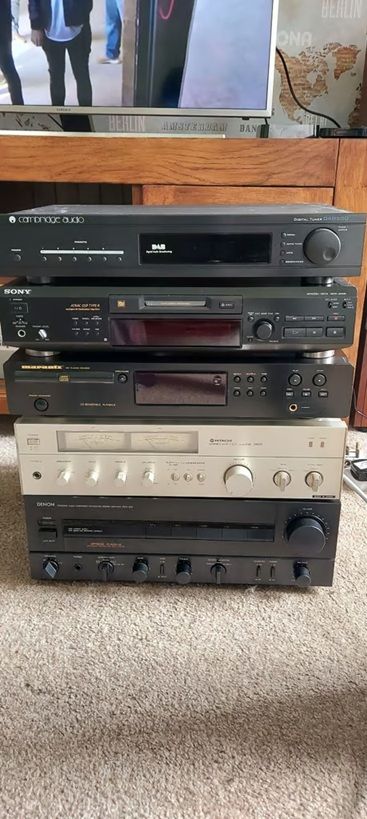 image for Amplifiers. (Sharp) (Denon) & other Separates. (Youtube)