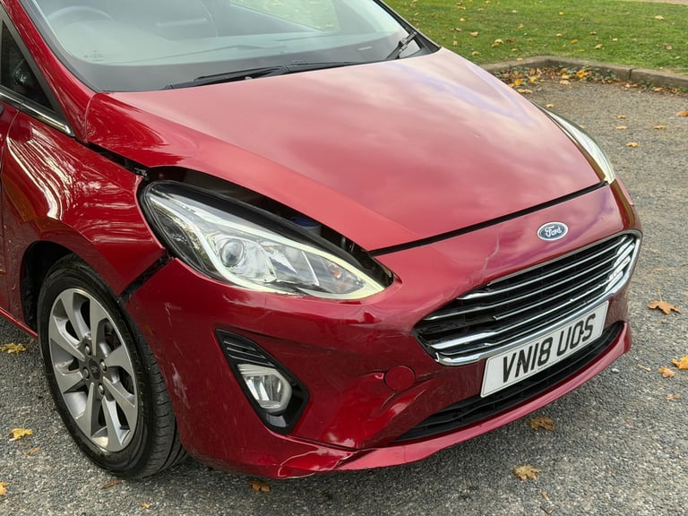 2018 FORD FIESTA TITANIUM 1.0 ECOBOOST 5 DOOR  CARPLAY HEATED SEATS/S WHEEL CAMERA SALVAGE CAT N