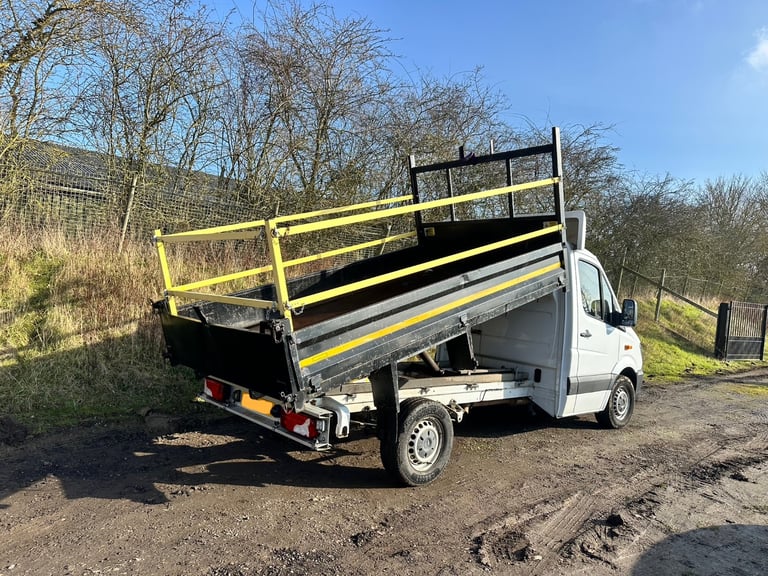 MERCEDES SPRINTER 314 CDI DIESEL 2018 68-REG TIPPER TRUCK *EURO 6* DRIVES EXCELLENT