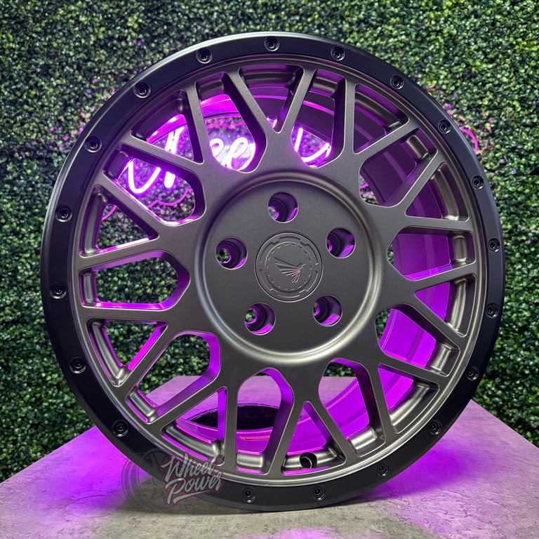 image for 16” 5x114.3 Load Rated Alloys New Gunmetal Wheels Vivaro Trafic NV300