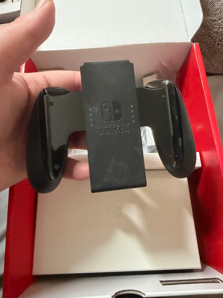 Nintendo Switch OLED - White + Additional Joy Cons + Micro SD Card
