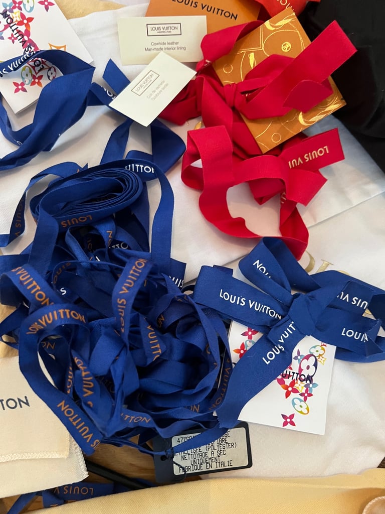 Huge bundle of Authentic Louis Vuitton designer packaging