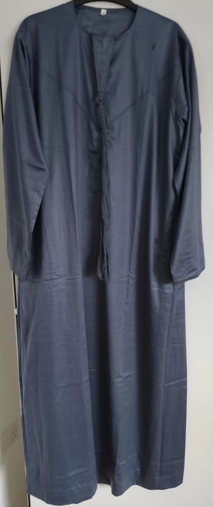 image for Men Emirati Thobe Grey Size 56 New