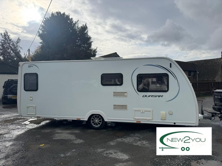 2014 Lunar Quasar 564 4 Berth Caravan + Motor Mover - STOCK NO E229