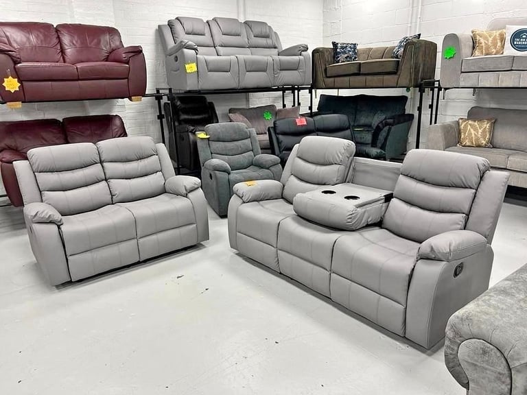 image for 🚛Exclusive Roma Recliner 3+2 + Corner Sofa Set ❤️Luxury Style 25% OFF😘Hurry Order Now🚛