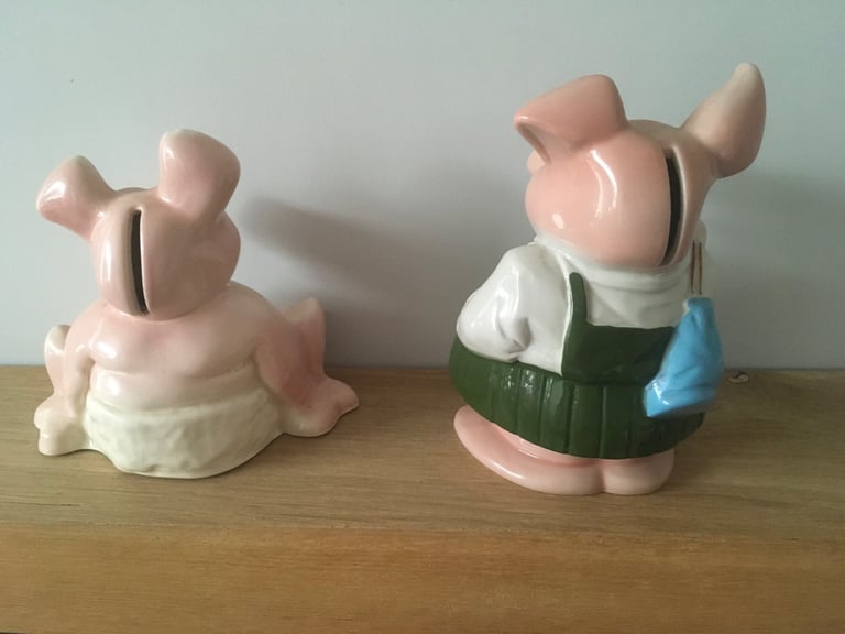 NATWEST piggy banks.  Very good condition. 1980’s vintage.  