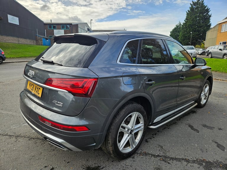 2021 21 AUDI Q5 40 TDI Quattro S Line 5dr S Tronic Damaged Salvage