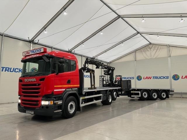 Scania R410 6x2 Rear Lift Brick Grab Drawbar