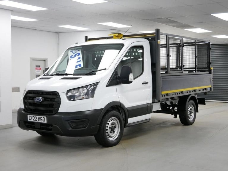 2022 TRANSIT 350 2.0 EBL 130 BHP L2 LEADER CAGED TIPPER ( REAR SWING BOARD ! )