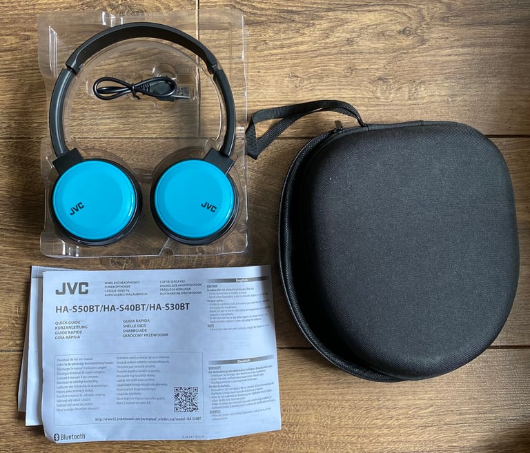 JVC HA-S30BT-A Bluetooth DEEP BASE wireless headphones 