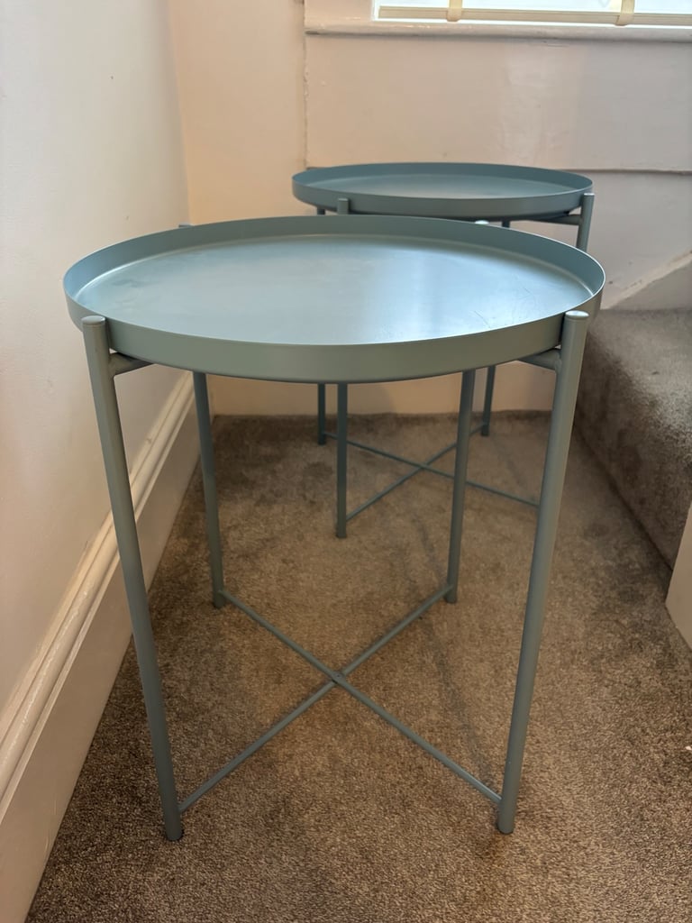 image for IKEA Blue Side Tables