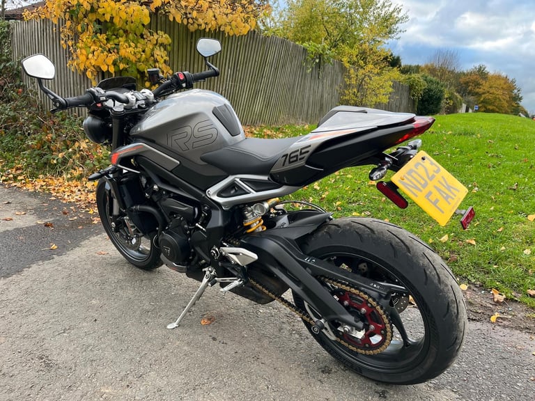 TRIUMPH STREET TRIPLE 765 RS, 2023(23), 10,107 MILES, FSH, IMMACULATE, £7995