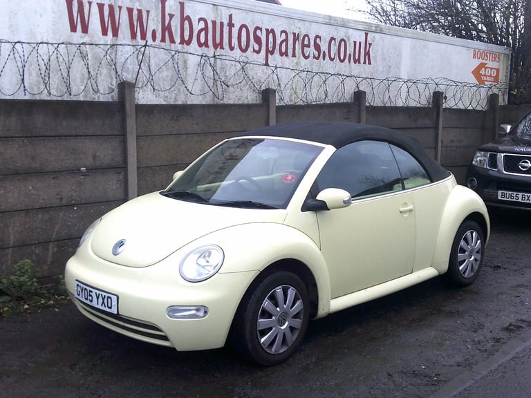 image for breaking for spares volkswagen beetle convertible 2005 1.6 p