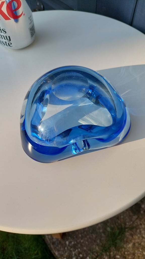MURANO GLASS ASHTRAY 