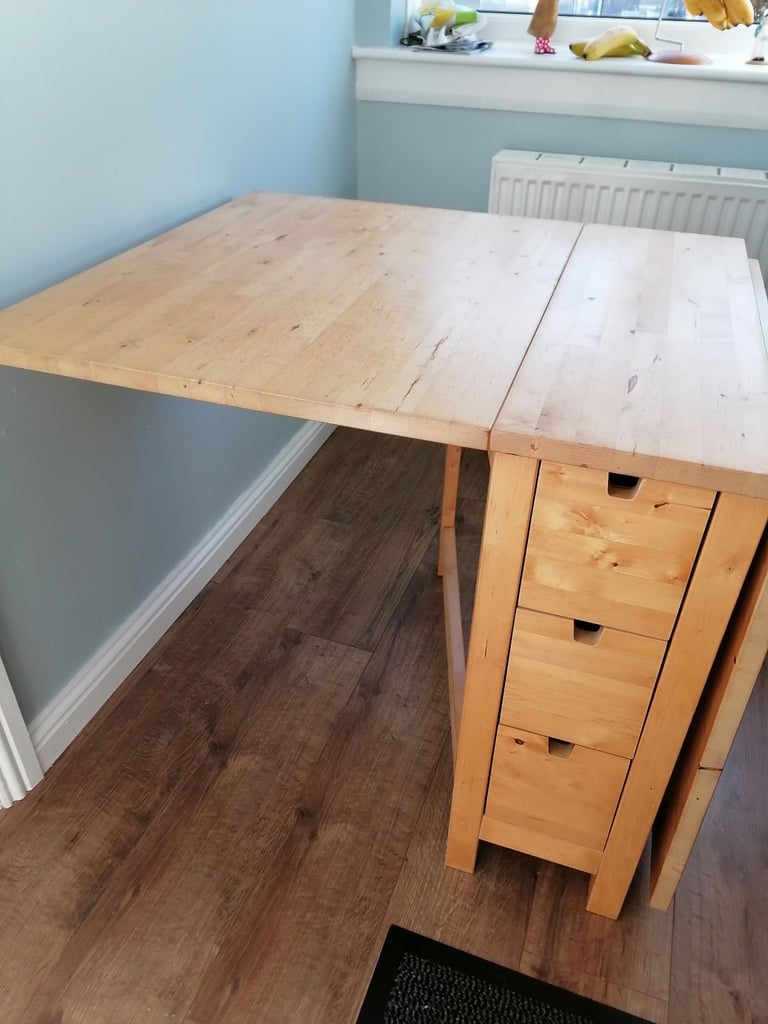 image for Solid birch IKEA table.