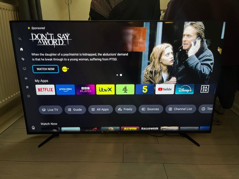 image for Bush 58UT24SB 58-inch TiVo 4K UHD Smart LED TV – Great Condition (4 months old)