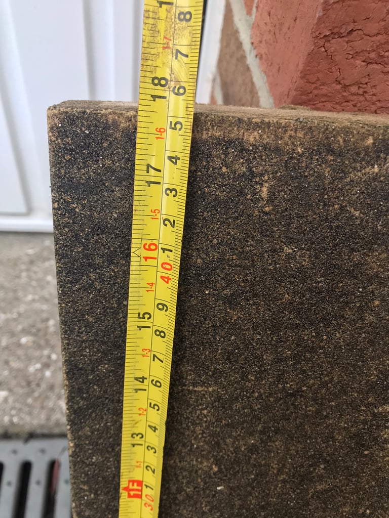 Sandstone twice weathered reclaimed coping stones